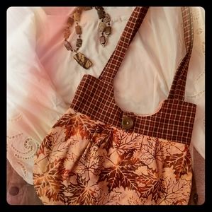 Batik leaves bag